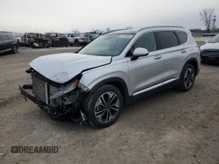 2019 Hyundai Santa Fe Limited z VIN 5NMS5CAA5KH129860, wystawiony jako Copart lot #86899484 z przebiegiem 66 721 mil mil oraz Szkoda całkowita • Salvage title. Historia ofert i sprzedaży dostępna na DreamBid. Obrazek 1.