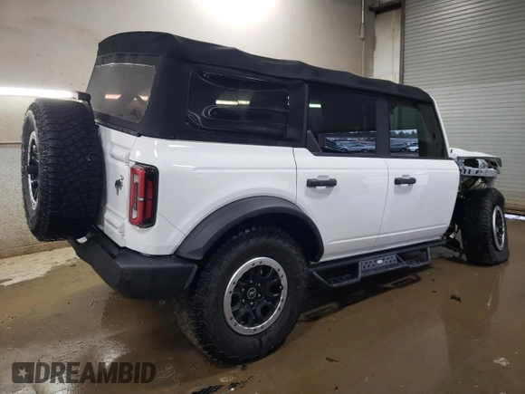 2021 Ford Bronco with VIN 1FMEE5DP2MLA96905, listed as a Copart auction lot 87000214 with 46,821 mi miles and Salvage Title. Bid and sale history available at DreamBid. Image 3.