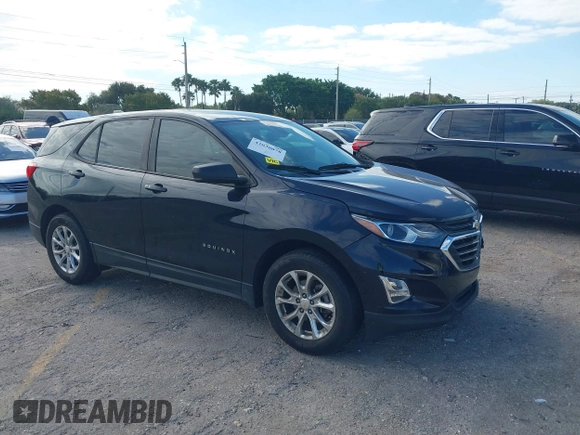 2020 Chevrolet Equinox LS with VIN 2GNAXHEVXL6209798, listed as a IAAI auction lot 42030078 with 51,137 mi miles and . Bid and sale history available at DreamBid. Image 1.