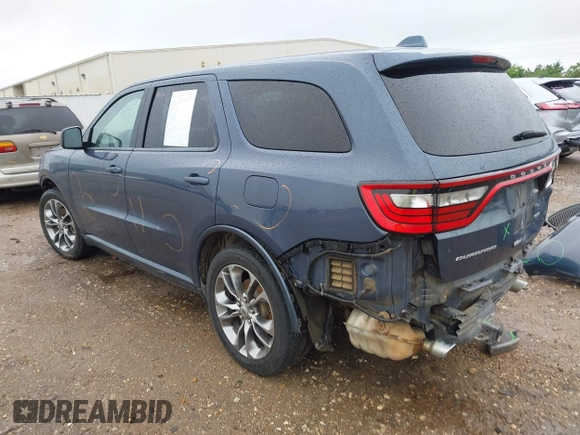 2019 Dodge Durango GT Plus with VIN 1C4RDHDG2KC779596, listed as a IAAI auction lot 42181855 with 149,072 mi miles and . Bid and sale history available at DreamBid. Image 3.