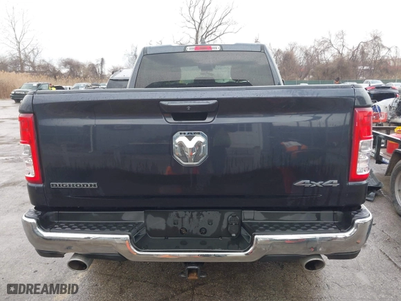 2021 Ram 1500 Big Horn with VIN 1C6SRFBT9MN559538, listed as a IAAI auction lot 41685007 with 109,527 mi miles. Bid and sale history available at carsss.com. Image 17.