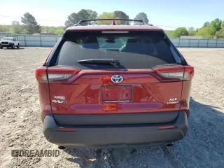 2024 Toyota RAV4 Hybrid XLE Premium with VIN 4T3B6RFV0RU141593, listed as a Copart auction lot 52819155 with 35,589 mi miles and Salvage Title. Bid and sale history available at DreamBid. Image 6.