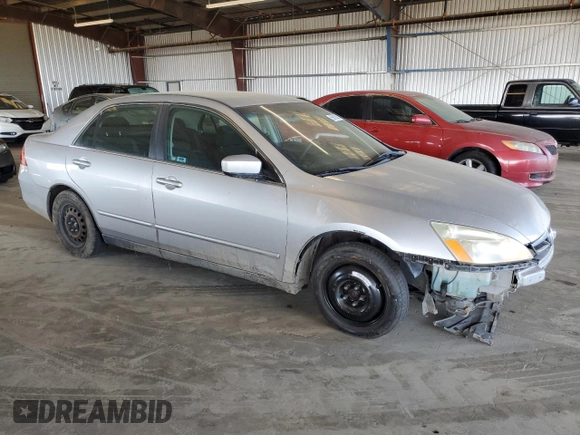2007 Honda Accord LX with VIN 1HGCM56437A175051, listed as a Copart auction lot 59169215 with 255,162 mi miles and Salvage title. Bid and sale history available at DreamBid. Image 4.