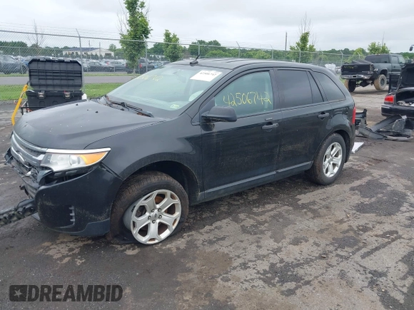 2014 Ford Edge SE with VIN 2FMDK4GC3EBA00739, listed as a IAAI auction lot 42506742 with 142,355 mi miles and . Bid and sale history available at DreamBid. Image 2.