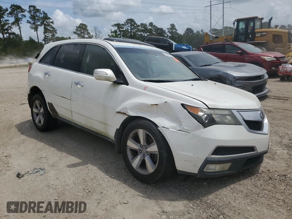 2012 Acura MDX z VIN 2HNYD2H20CH516393, wystawiony jako Copart lot #55347985 z przebiegiem 139 893 mil mil oraz Szkoda całkowita • Salvage title. Historia ofert i sprzedaży dostępna na DreamBid. Obrazek 4.