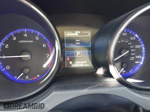 2016 Subaru Legacy 2.5i Premium with VIN 4S3BNAC69G3019719, listed as a IAAI auction lot 40525000 with 149,699 mi miles. Bid and sale history available at carsss.com. Image 7.
