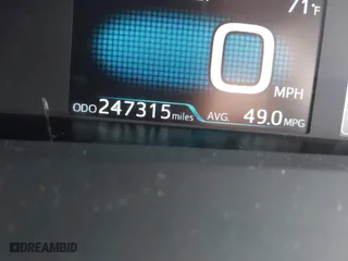 2019 Toyota Prius L Eco with VIN JTDKARFU8K3082503, listed as a IAAI auction lot 41809373 with 247,315 mi miles. Bid and sale history available at carsss.com. Image 16.