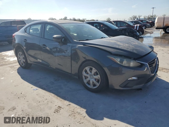 2015 Mazda 3 i SV with VIN JM1BM1T77F1247420, listed as a Copart auction lot 47079835 with 155,968 mi miles and Salvage Title. Bid and sale history available at carsss.com. Image 4.