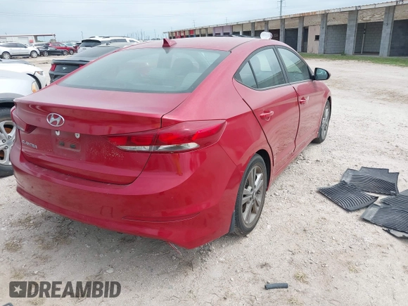 2018 Hyundai Elantra SEL with VIN 5NPD84LF2JH309765, listed as a IAAI auction lot 41945590 with 44,655 mi miles and . Bid and sale history available at DreamBid. Image 4.