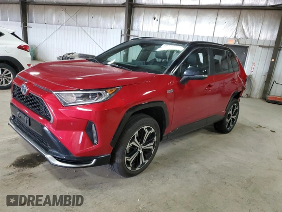 2021 Toyota RAV4 XSE with VIN JTMFB3FV3MD027720, listed as a Copart auction lot 58349905 with 48,313 mi miles and Salvage title. Bid and sale history available at DreamBid. Image 1.