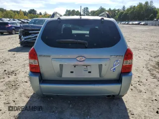 2007 Hyundai Tucson GLS with VIN KM8JM12B07U632606, listed as a Copart auction lot 71704864 with 136,655 mi miles and Clean Title. Bid and sale history available at carsss.com. Image 6.