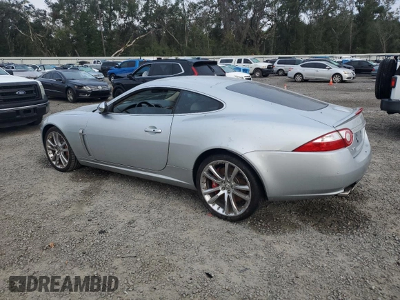 2008 Jaguar XK with VIN SAJWA43C989B24896, listed as a Copart auction lot 78328454 with 0 mi miles and Salvage Title. Bid and sale history available at carsss.com. Image 2.