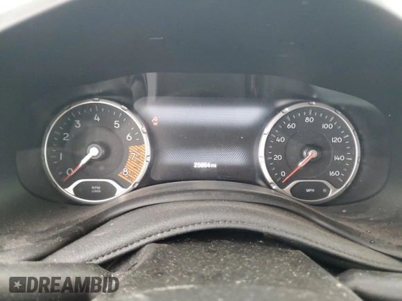 2022 Jeep Renegade Latitude with VIN ZACNJDB10NPN90182, listed as a Copart auction lot 60963885 with 25,884 mi miles and Salvage title. Bid and sale history available at DreamBid. Image 9.