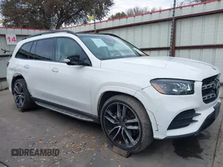2021 Mercedes-Benz GLS 580 with VIN 4JGFF8GEXMA445382, listed as a IAAI auction lot 40991874 with 51,955 mi miles and . Bid and sale history available at DreamBid. Image 14.