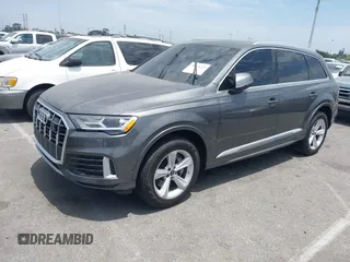 2023 Audi Q7 Premium Plus with VIN WA1LCBF74PD006448, listed as a IAAI auction lot 39876273 with 22,295 mi miles and . Bid and sale history available at DreamBid. Image 16.