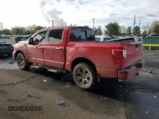 2021 Nissan Titan SV with VIN 1N6AA1ED0MN510017, listed as a Copart auction lot 55466215 with 38,556 mi miles and Salvage title. Bid and sale history available at DreamBid. Image 2.