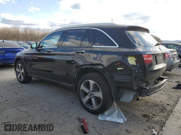 2018 Mercedes-Benz GLC with VIN WDC0G4KB0JV101930, listed as a Copart auction lot 46602165 with 99,229 mi miles and Salvage Title. Bid and sale history available at carsss.com. Image 2.