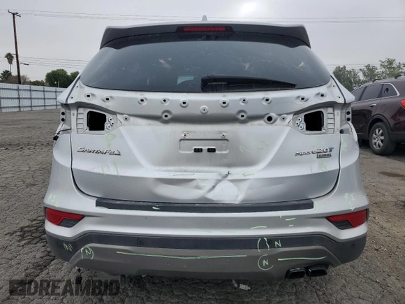 2018 Hyundai Santa Fe Ultimate с VIN 5XYZW4LA5JG513869, выставлен на аукционе Copart как лот 54176545 с пробегом 150 286 миль миль и Списание • Salvage title. История ставок и продаж доступна на DreamBid. Изображение 6.