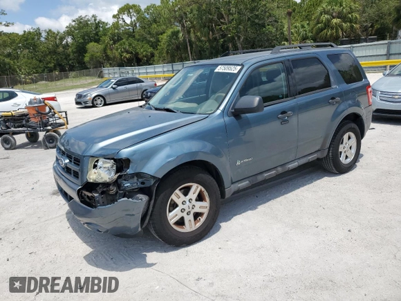 2011 Ford Escape Hybrid with VIN 1FMCU5K31BKB86253, listed as a Copart auction lot 57509525 with 159,486 mi miles and Salvage title. Bid and sale history available at DreamBid. Image 1.