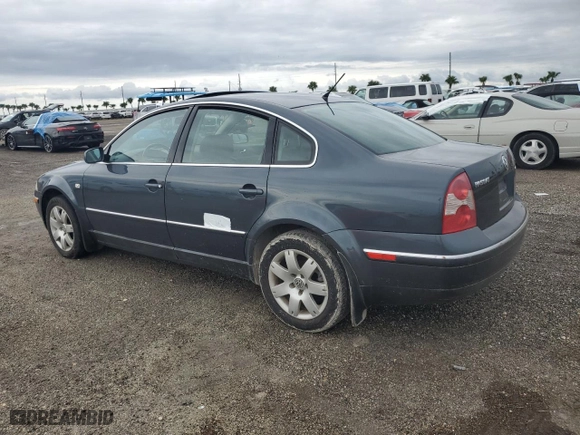 2003 Volkswagen Passat GLX with VIN WVWTH63B93P438260, listed as a Copart auction lot 74855644 with 0 mi miles and Non Repairable. Bid and sale history available at carsss.com. Image 2.