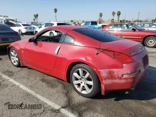 2004 Nissan 350Z Enthusiast with VIN JN1AZ34D24M103270, listed as a Copart auction lot 42976215 with 201,915 mi miles and Salvage Title. Bid and sale history available at DreamBid. Image 2.