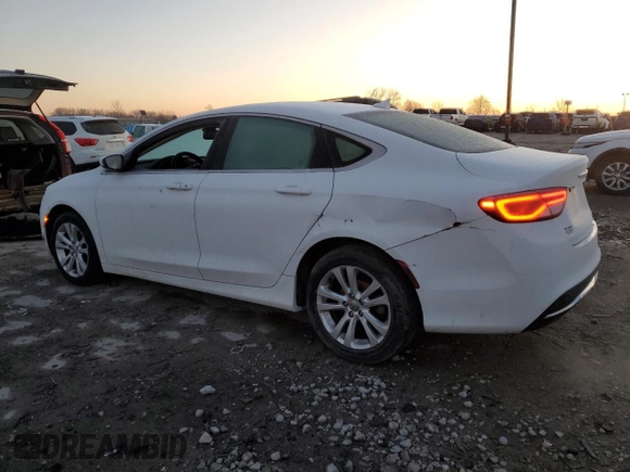 2015 Chrysler 200 Limited with VIN 1C3CCCAB3FN699050, listed as a Copart auction lot 49129525 with 176,701 mi miles and Salvage Title. Bid and sale history available at DreamBid. Image 2.