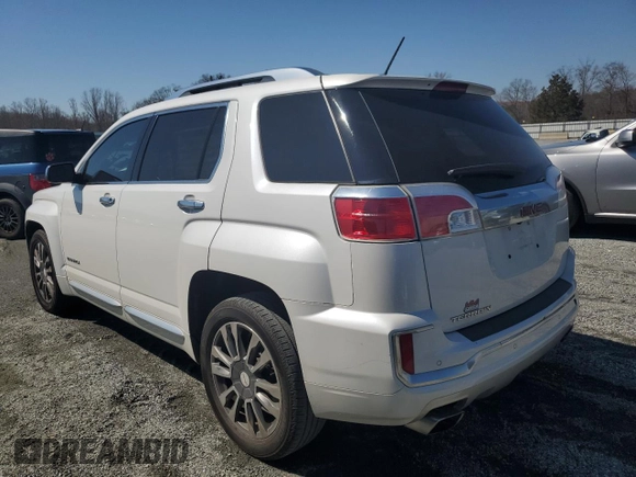 2017 GMC Terrain Denali with VIN 2GKFLRE31H6213698, listed as a Copart auction lot 48781045 with 92,404 mi miles and Salvage title. Bid and sale history available at DreamBid. Image 2.