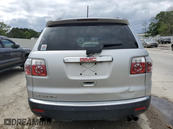 2012 GMC Acadia SLT1 z VIN 1GKKRREDXCJ109003, wystawiony jako Copart lot #52109105 z przebiegiem 200 482 mil mil oraz Szkoda całkowita • Salvage title. Historia ofert i sprzedaży dostępna na DreamBid. Obrazek 6.