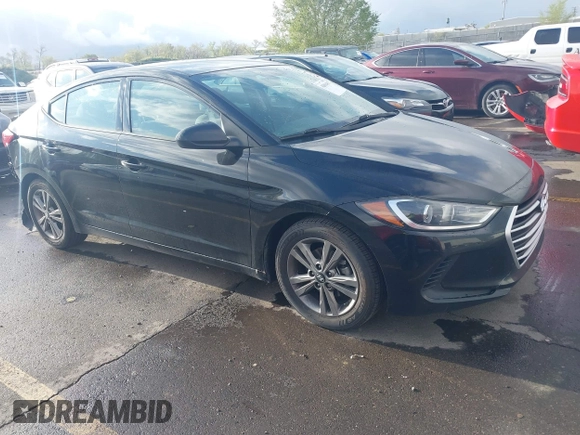 2017 Hyundai Elantra SE with VIN 5NPD84LF9HH184841, listed as a IAAI auction lot 42061491 with 101,075 mi miles and . Bid and sale history available at DreamBid. Image 1.