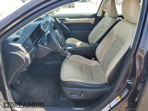 2014 Lexus CT 200h with VIN JTHKD5BHXE2202576, listed as a Copart auction lot 54445035 with 113,318 mi miles and Salvage Title. Bid and sale history available at DreamBid. Image 7.