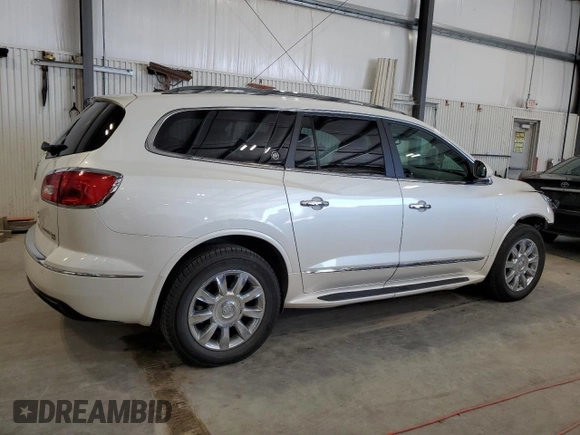 2014 Buick Enclave Premium with VIN 5GAKVCKD1EJ166865, listed as a Copart auction lot 54056805 with 158,525 mi miles and Salvage Title. Bid and sale history available at DreamBid. Image 3.