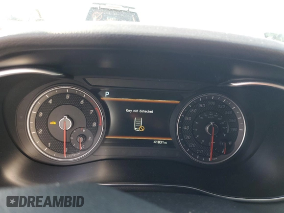 2019 Genesis G70 Advanced with VIN KMTG54LE3KU030847, listed as a Copart auction lot 87334384 with 41,831 mi miles and Salvage title. Bid and sale history available at DreamBid. Image 9.