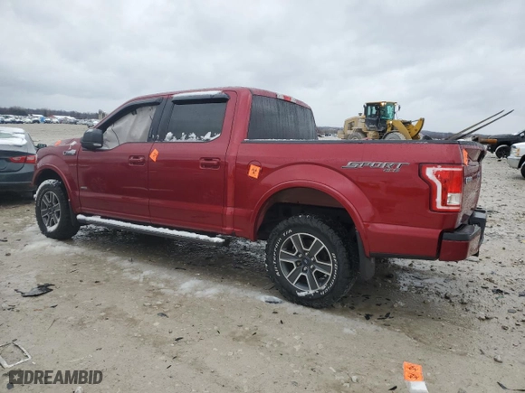 2016 Ford F-150 XLT with VIN 1FTEW1EP9GFD04743, listed as a Copart auction lot 49838685 with 0 mi miles and Clean Title. Bid and sale history available at carsss.com. Image 2.