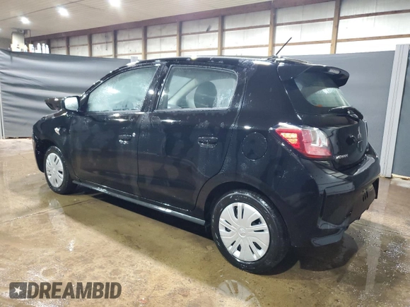 2024 Mitsubishi Mirage ES with VIN ML32AUHJ2RH011352, listed as a Copart auction lot 61589915 with 14,258 mi miles and Clean title. Bid and sale history available at DreamBid. Image 2.