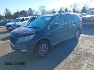2015 Honda CR-V EX-L with VIN 2HKRM4H74FH682655, listed as a IAAI auction lot 41312452 with 161,587 mi miles. Bid and sale history available at carsss.com. Image 2.