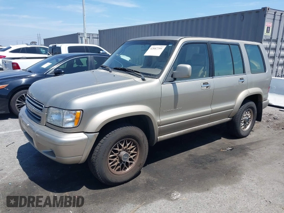 2002 Isuzu Trooper S with VIN JACDS58X327J07966, listed as a IAAI auction lot 42087241 with 153,591 mi miles and . Bid and sale history available at DreamBid. Image 2.