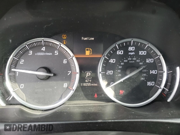 2017 Acura TLX Technology с VIN 19UUB1F50HA002973, выставлен на аукционе Copart как лот 85531184 с пробегом 118 255 миль миль и Списание • Salvage title. История ставок и продаж доступна на DreamBid. Изображение 9.