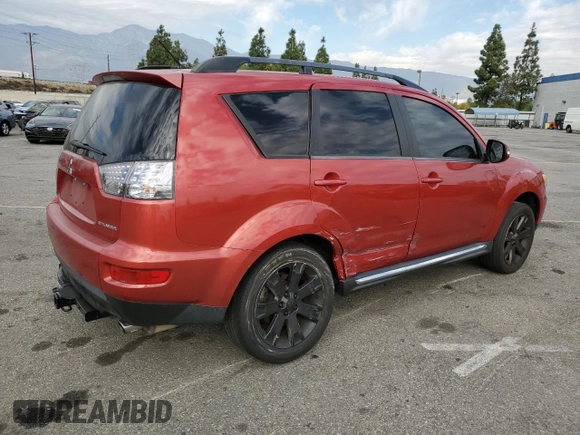 2013 Mitsubishi Outlander SE with VIN JA4AS3AW4DU013085, listed as a Copart auction lot 84697134 with 117,697 mi miles and Salvage Title. Bid and sale history available at carsss.com. Image 3.