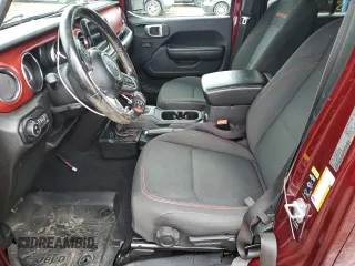 2021 Jeep Gladiator Rubicon with VIN 1C6JJTBG6ML518543, listed as a Copart auction lot 59877365 with 30,537 mi miles and Salvage title. Bid and sale history available at DreamBid. Image 7.
