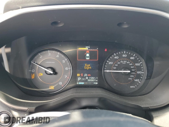 2023 Subaru Crosstrek Premium with VIN JF2GTAPC8P8277908, listed as a Copart auction lot 60709815 with 38,987 mi miles and Salvage title. Bid and sale history available at DreamBid. Image 9.