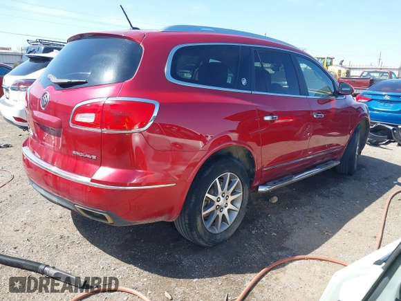 2014 Buick Enclave Leather with VIN 5GAKRBKDXEJ315434, listed as a IAAI auction lot 41971215 with 112,574 mi miles and . Bid and sale history available at carsss.com. Image 4.