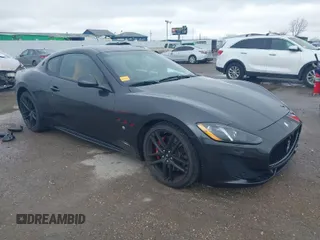 2017 Maserati GranTurismo Sport with VIN ZAM45VLA2H0203614, listed as a IAAI auction lot 41541537 with 17,201 mi miles. Bid and sale history available at carsss.com. Image 1.