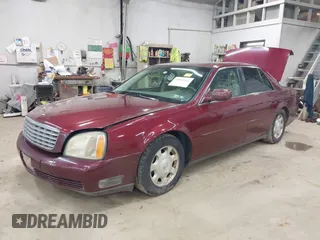 2002 Cadillac DeVille with VIN 1G6KD54Y12U214732, listed as a IAAI auction lot 42018412 with 139,474 mi miles. Bid and sale history available at carsss.com. Image 2.