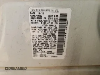 2012 Nissan Murano SL with VIN JN8AZ1MW9CW209208, listed as a Copart auction lot 70034254 with 172,605 mi miles and Salvage Title. Bid and sale history available at carsss.com. Image 12.