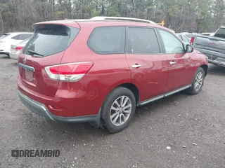 2015 Nissan Pathfinder S with VIN 5N1AR2MN9FC689700, listed as a IAAI auction lot 41561038 with 161,038 mi miles. Bid and sale history available at carsss.com. Image 4.