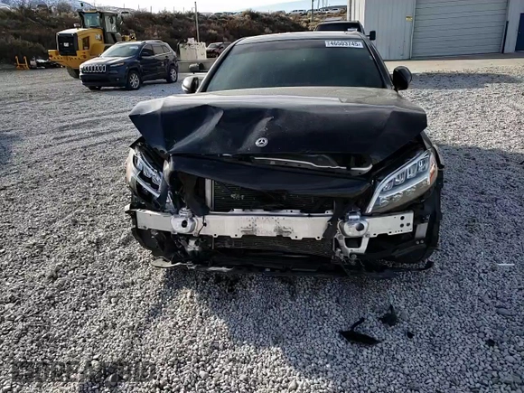 2019 Mercedes-Benz C 300 with VIN 55SWF8DB5KU322252, listed as a Copart auction lot 46503745 with 49,375 mi miles and Salvage Title. Bid and sale history available at DreamBid. Image 11.