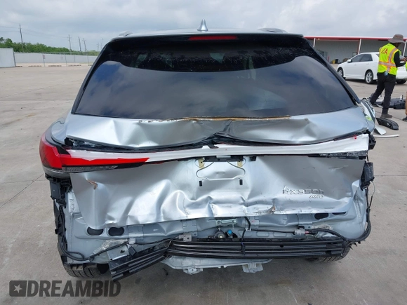 2023 Lexus RX 350h with VIN 2T2BBMCA8PC022516, listed as a IAAI auction lot 42105640 with 15,965 mi miles and . Bid and sale history available at DreamBid. Image 16.