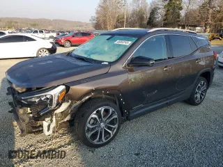 2019 GMC Terrain SLT with VIN 3GKALPEX1KL348619, listed as a Copart auction lot 48853745 with 69,182 mi miles and Salvage Title. Bid and sale history available at carsss.com. Image 1.