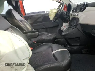 2016 FIAT 500e with VIN 3C3CFFGE0GT180310, listed as a Copart auction lot 87193504 with 43,999 mi miles and Salvage Title. Bid and sale history available at carsss.com. Image 10.