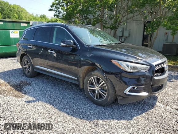 2017 Infiniti QX60 with VIN 5N1DL0MN3HC519578, listed as a Copart auction lot 54068375 with 112,302 mi miles and Clean Title. Bid and sale history available at DreamBid. Image 4.